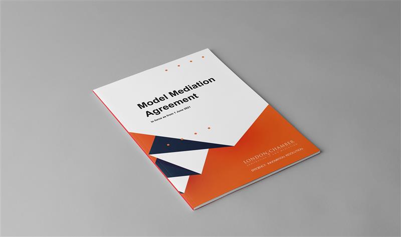 Model mediation Agreement cover